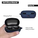 CAPO | Soft & Flexible Silicone Cover Case Compatible with Sony WF- XB700 (Black) gallery image