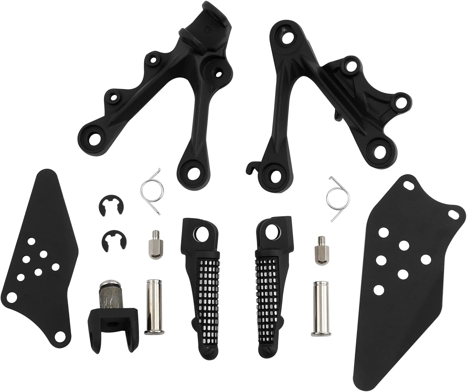 TCTMOTORPARTS Driver Foot Pegs Footrests Bracket Fit For