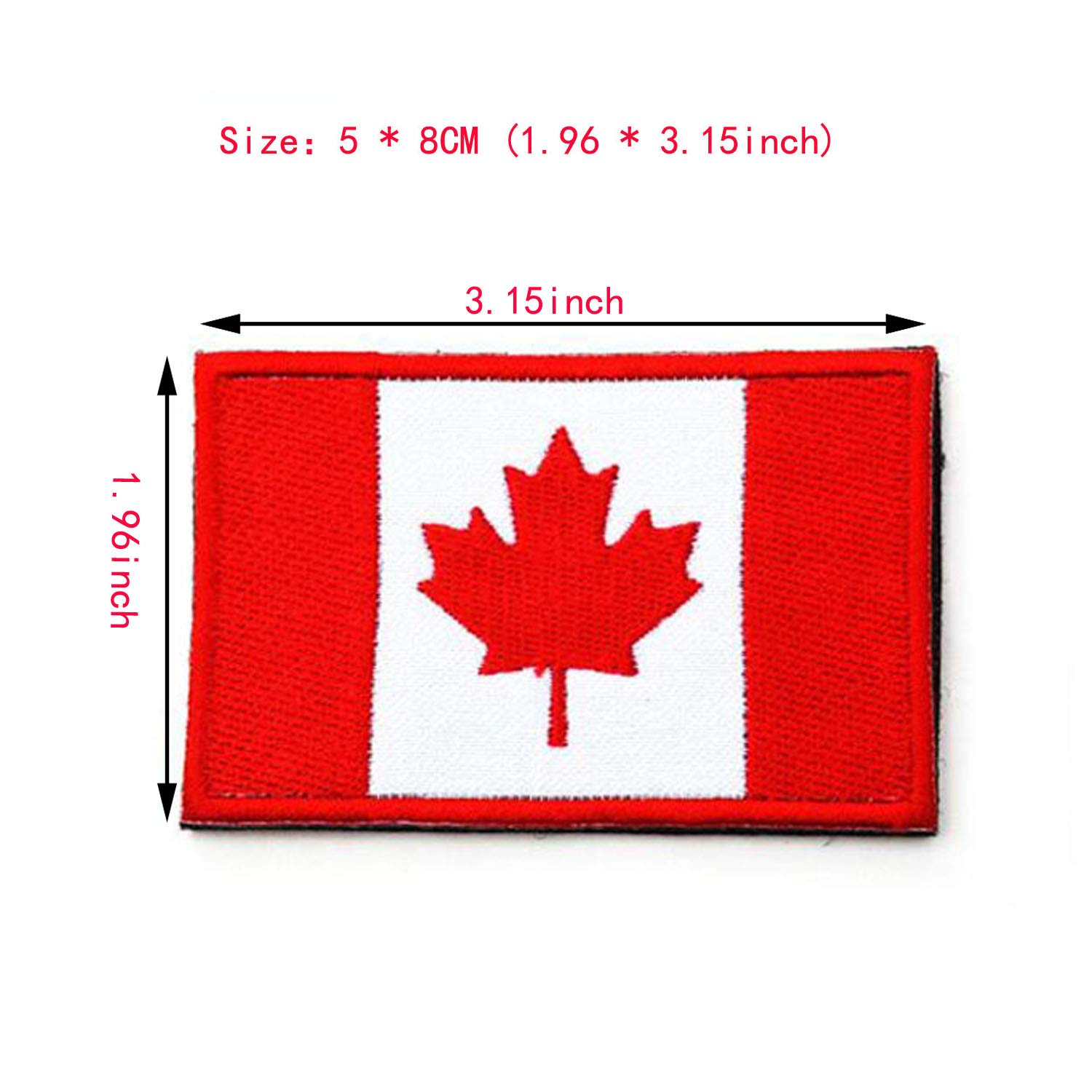 A-ONE Confezione Da 2 Pezzi - Ungheria Budapest Ricamo Bandiera