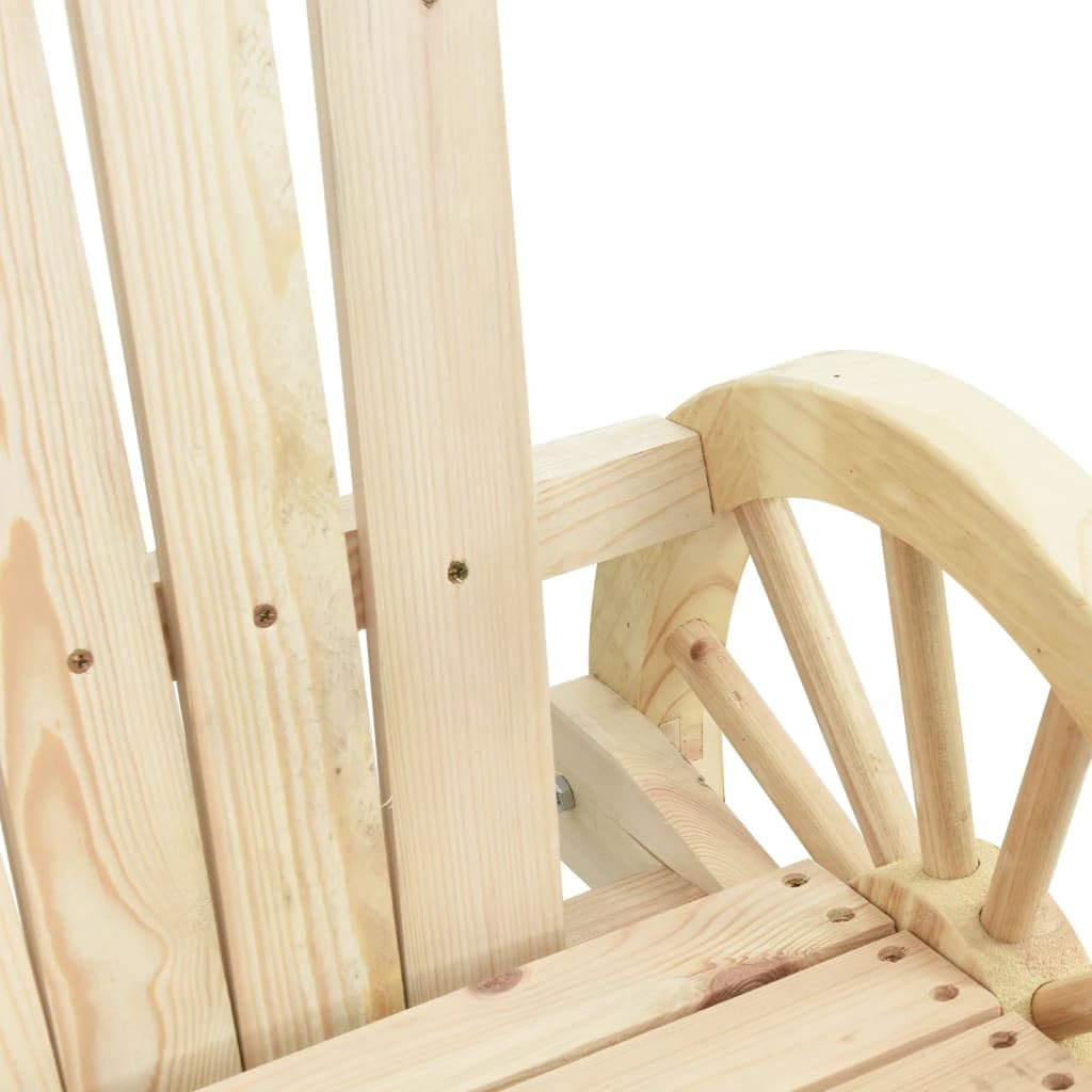 LAPOOH Adirondack 2 szt. Fotele ogrodowe z litego drewna świerkowego, krzesła na tarasie zewnętrznym, krzesła ogrodowe, meble ogrodowe - 365091