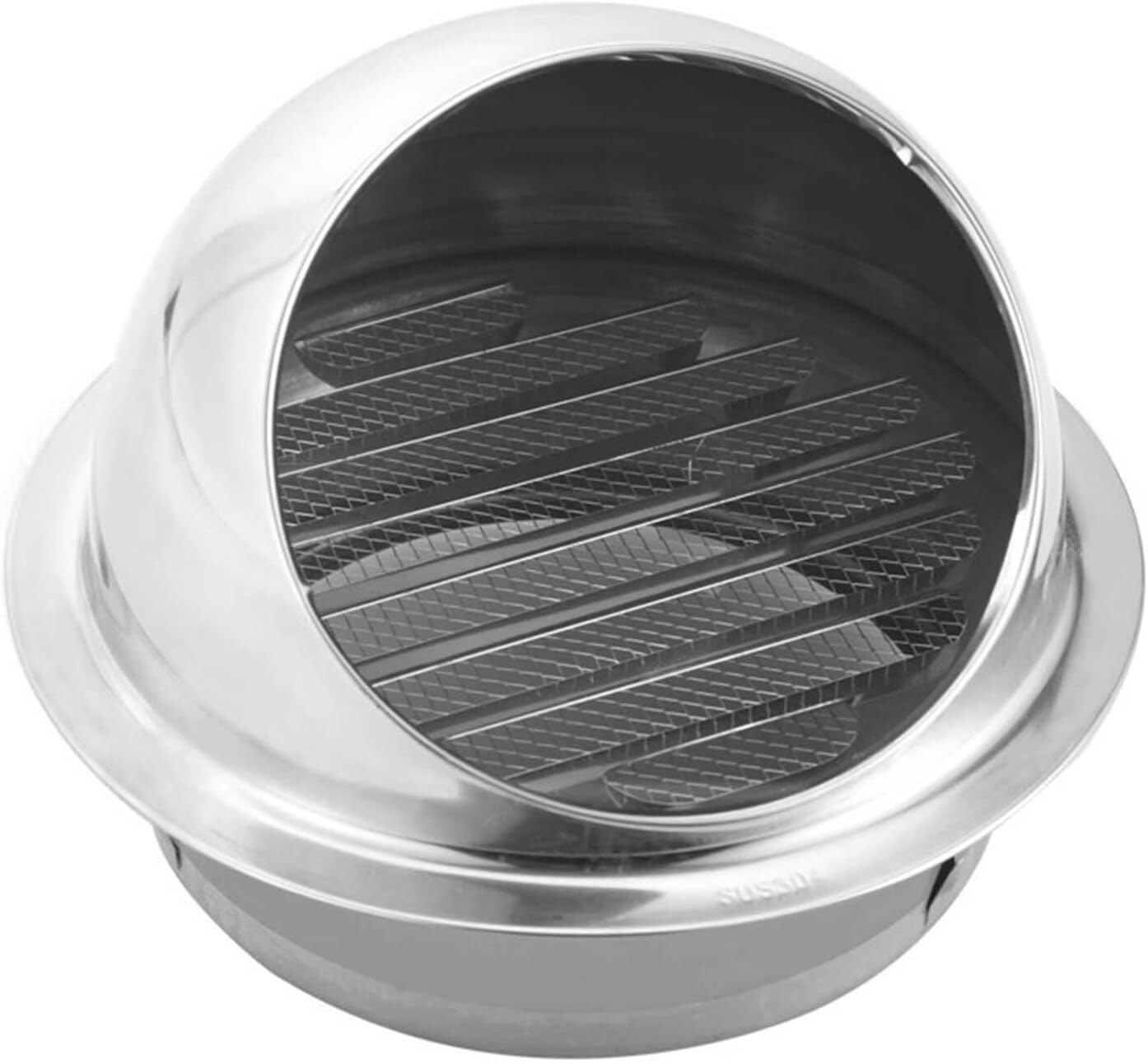 JvFbjLF Exhaust Grille 304 Stainless Steel Round Vent Wall Exhaust Vent Exterior Wall Exhaust Hood Ventilation(180mm)