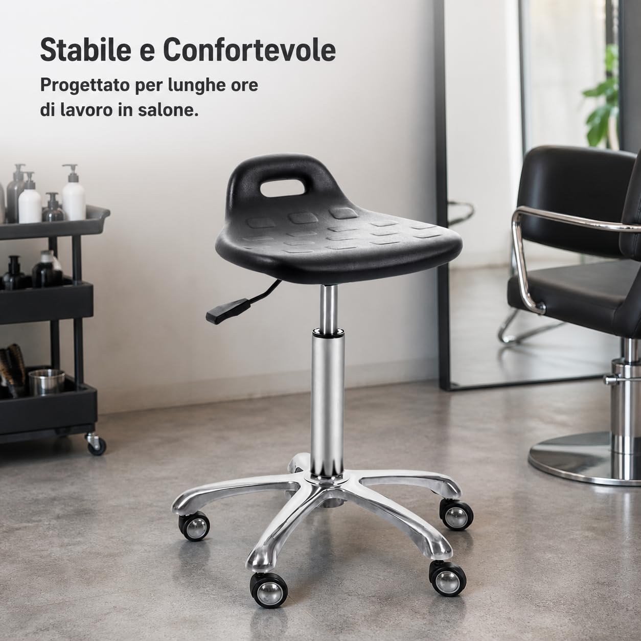 Tabouret Coiffeur Réglable Hauteur
