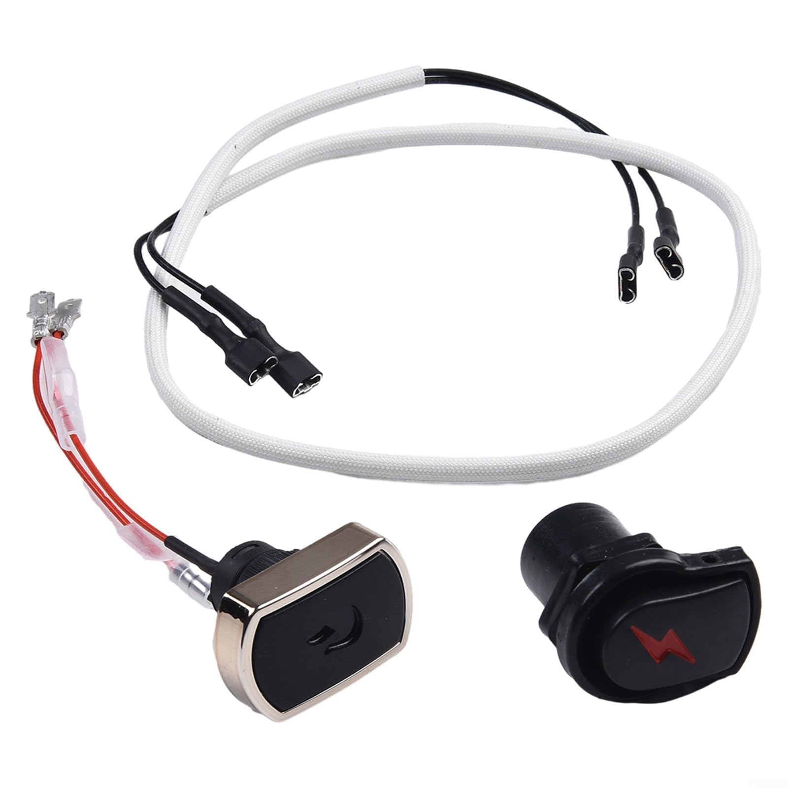 Kit modulo di accensione elettronica per barbecue Charbroil 463644220 463241013 2-5 uscite parti di ricambio per sistema di accensione grill a gas con fili di accensione e pulsanti (4 teste)