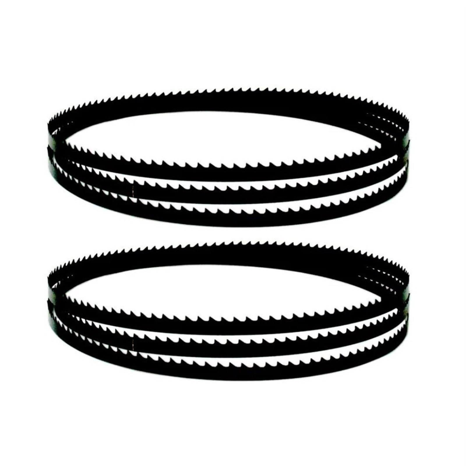 piła taśmowa, 2 szt. 2215x6,35x0,35 mm brzeszczoty taśmowe 4 TPI SK5 do cięcia drewna, PVC, cienkiego aluminium