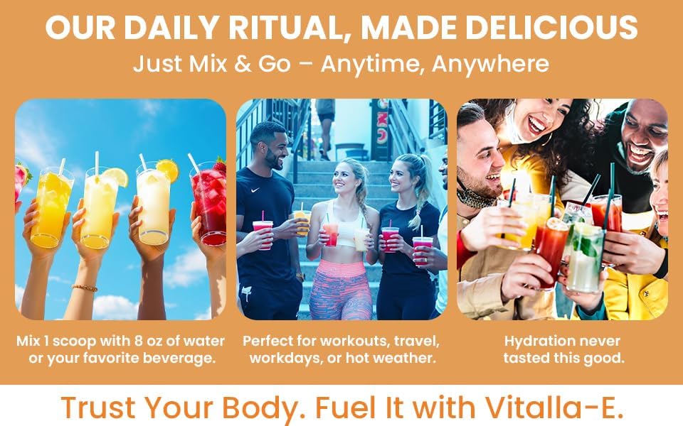 VITALLA-E Replenisher Daily Electrolyte Powder Drink Mix - Sugar Free – Pineapple, 90 Servings – Hydration Powder w/ 6 Key Electrolytes and Trace Minerals – Keto Friendly, Vegan, Non-GMO (CF Ultima) - Image 8