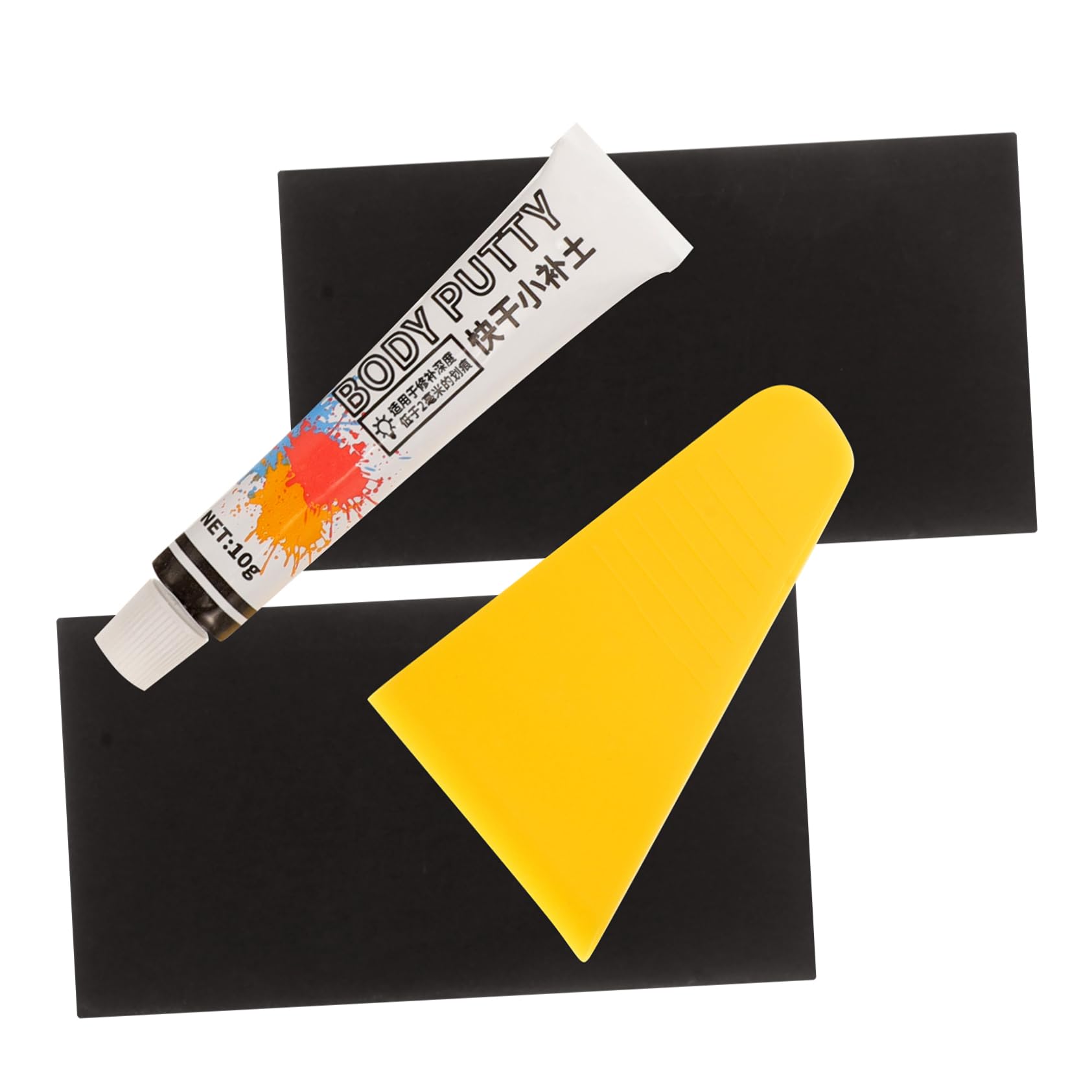 MUCKLILY 1set Car Scratch Filler Kit Automotive Repair Tools for Body Putty Scratch Repair Easy to Use Lightweight Professional Finish for Vehicle Paint Imperfections