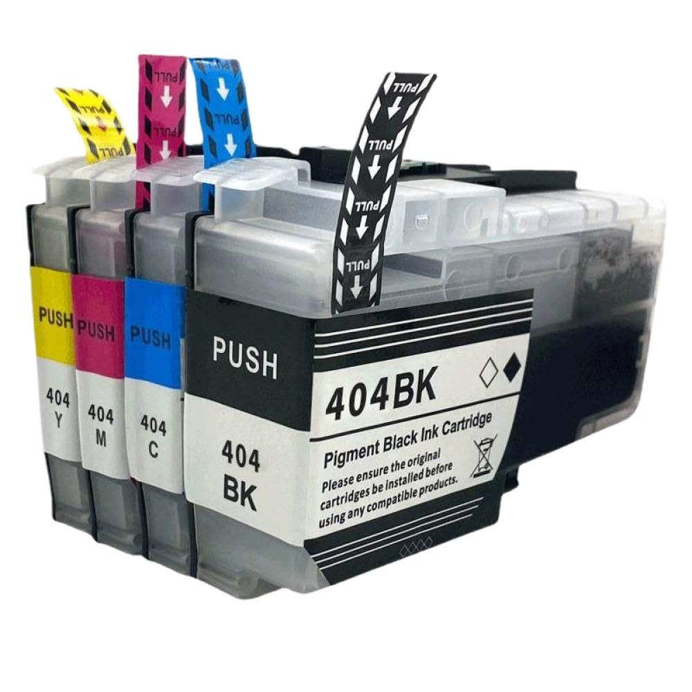 Cartuccia Inchiostro 4 Colori LC404 LC404XL LC404XLBK Compatibile Con Brother MFC-J1205W MFC-J1215W(1Set LC404)
