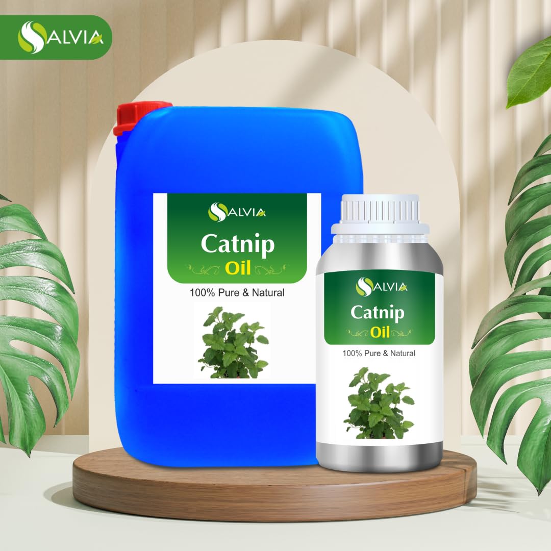 Bulk Catnip (Nepeta cataria) Essential Oil 100% Pure & Natural Undiluted Uncut Oil | Use for Aromatherapy (1L)