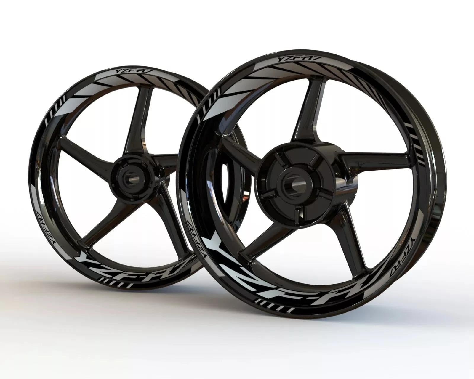 Motorrad-Radnabenaufkleber Reflektierender Felgenaufkleber Für Motorradfelgen Für Yamaha YZF R7 YZFR7 YZF-R7 Radnabenaufkleber Band Felgenaufkleber Felgenrandaufkleber(Farbe 6)
