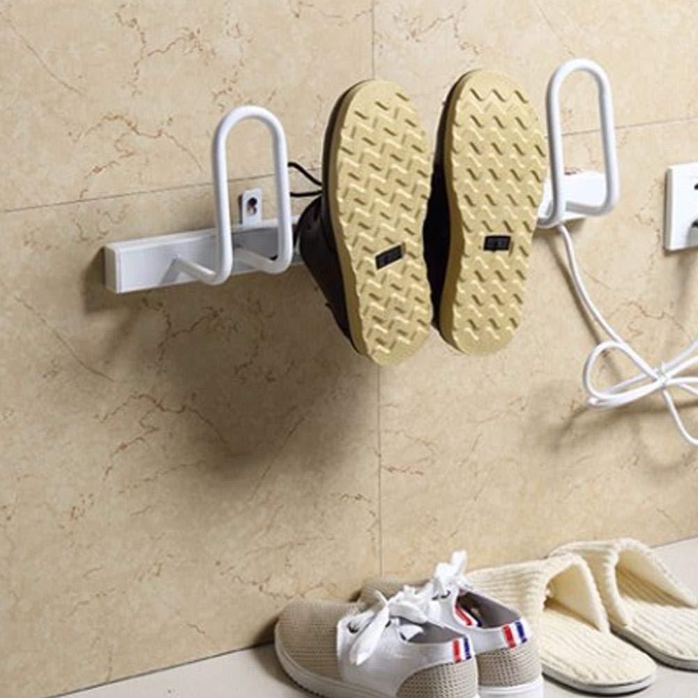 Elektrischer Schuhtrockner, Wandbefestigter Freistehender Stiefeltrockner mit Heizung und Handschuh-Aufhänger für den Heimgebrauch (EU-Stecker)