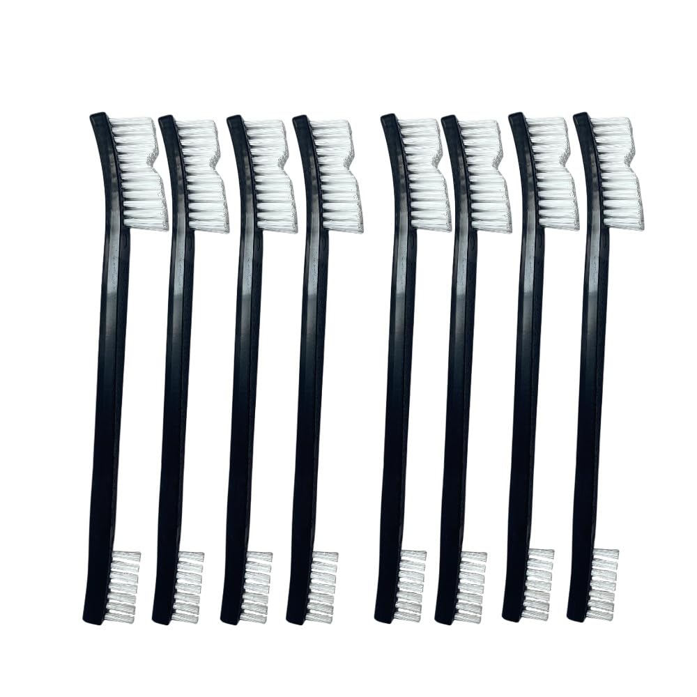 Anti-Static Nylon Bristles Deep Clean Soft Cleaning Brush: 8 Nylon Brushes for Delicate Surfaces - from Keyboard Crumbs to Aquarium Algae - Features