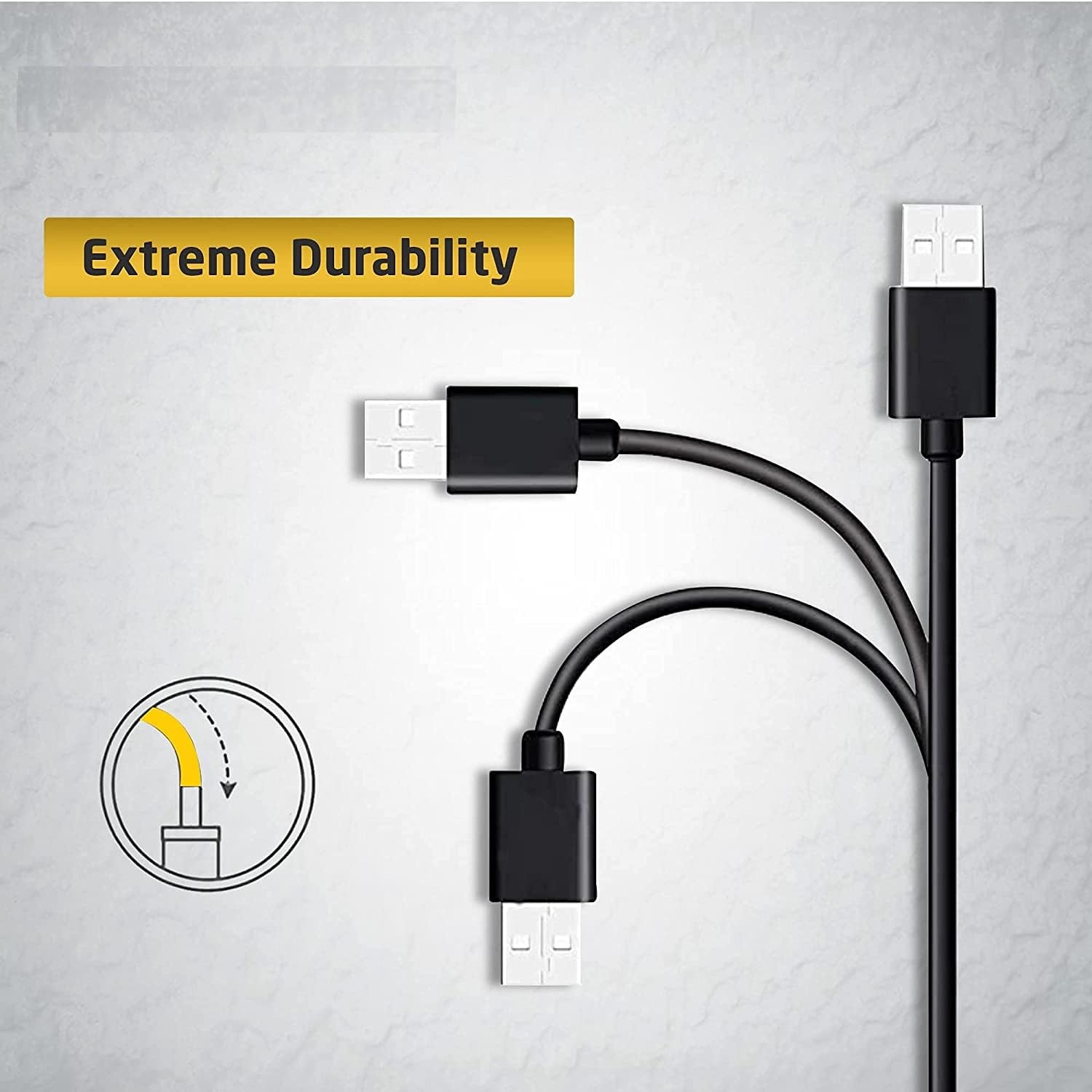 Mini-auf-USB-Kabel, 3 m, langlebiges Schnellladekabel, kompatibel mit GoPro, Snowball iCE, USB-Mikrofon, Garmin GPS, PS3-Controller, 3 m, 10 Stück