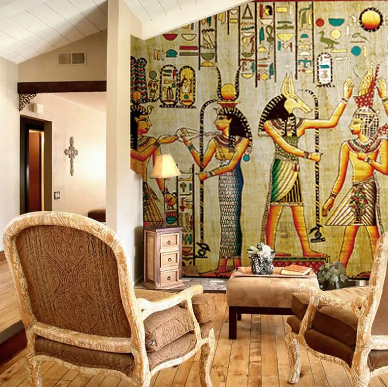 Papier peint photo moderne 3D Égypte pour créer une ambiance temple dans sa chambre