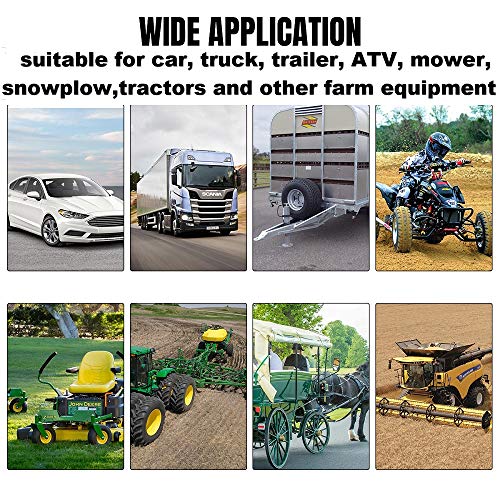 30 Pcs Lynch Pin Lynch Pin Assortment Kit Linch Pin With Ring Heavy Duty Lynch Pin For Farm Tractors Trailers Trucks Mower,1/4 3/16 5/16 7/16 Inch,4 Sizes #TOP4