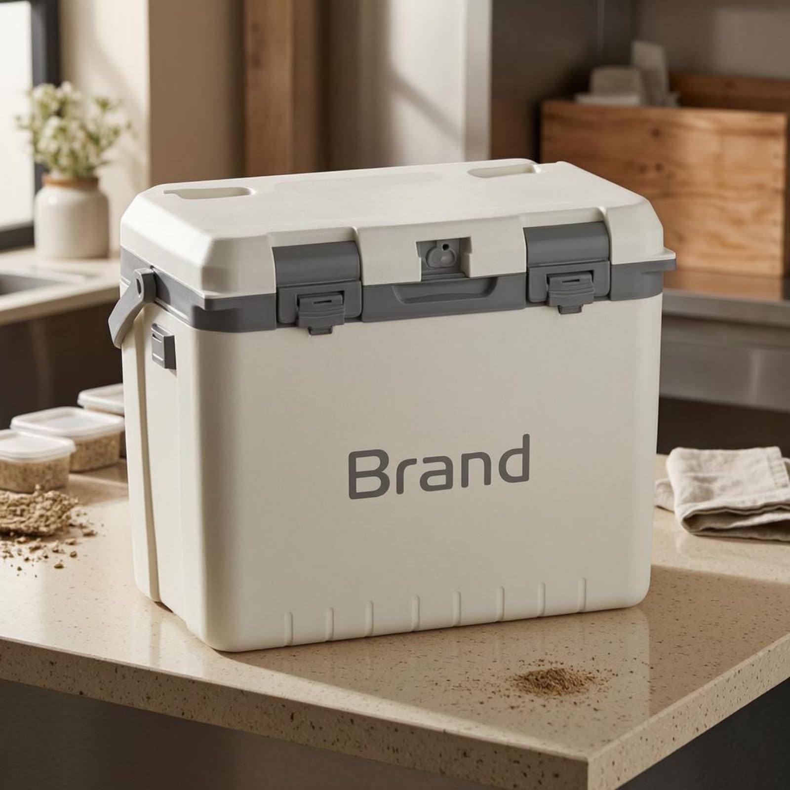 Gralara Contenitore Termico Isolato Portatile Cassa Frigo per Alimenti Ghiacciaia Frigoriera Box Termico Mantiene Freddo O Caldo Corpo Rigido Rettangolare E