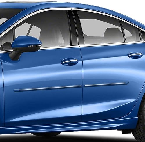 Miniatura 2 de CF-CRUZE16 Chromeline Body Side Molding Compatible con Chevrolet Cruze - Negro WA8555 (GBA)