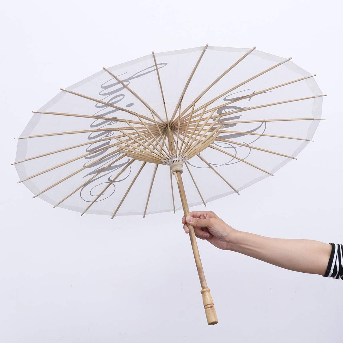 油紙傘アジア日本中国シルク傘新婚ウェディングブライダルパーティー写真ブースの小道具白