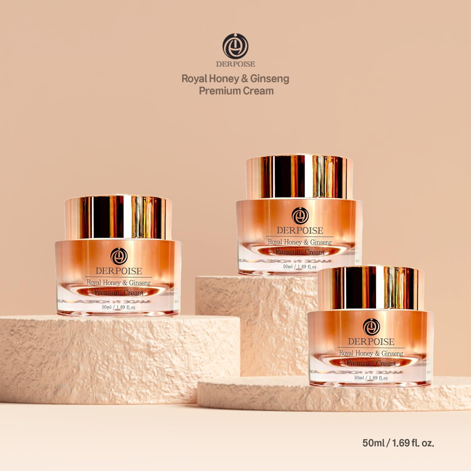 Royal Honey & Ginseng Premium Cream - Korean Ginseng SkinCare Face Cream For Day & Night - Brightening, Firming, Minimize Pores - Reduces Fine Line - Nourishing Anti-Aging Face Cream 50ml - Image 7