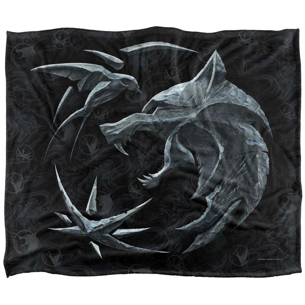 The Witcher Destiny Crest Silky Touch Super Soft Throw Blanket 152 X 127 Cm