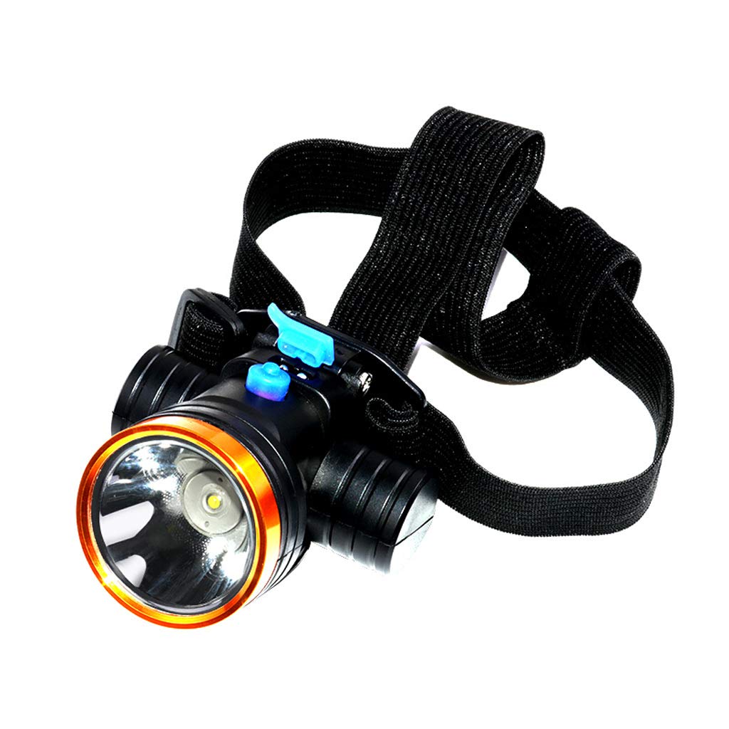 Linterna frontal LED, mini faro recargable, impermeable, luz nocturna de pesca de largo alcance, linterna montada en la cabeza