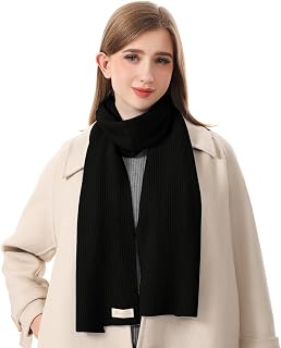 Cashmere Scarf, Luxury 100% Pure Mongolian Cashmere Scarf for Women Soft Lightweight & Warm Winter Scarves Wrap for Fall and Cold Weather Travel with Box