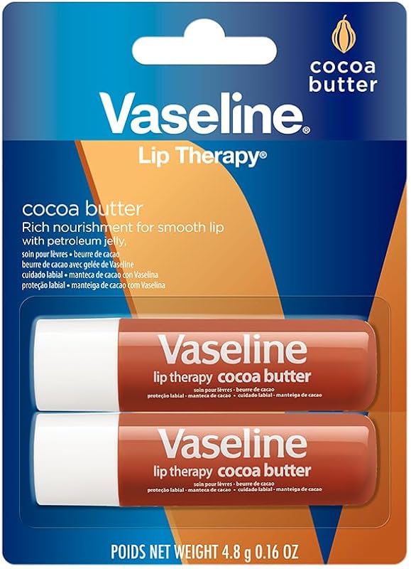 Vaseline Lip Therapy Cocoa Butter Twin Pack