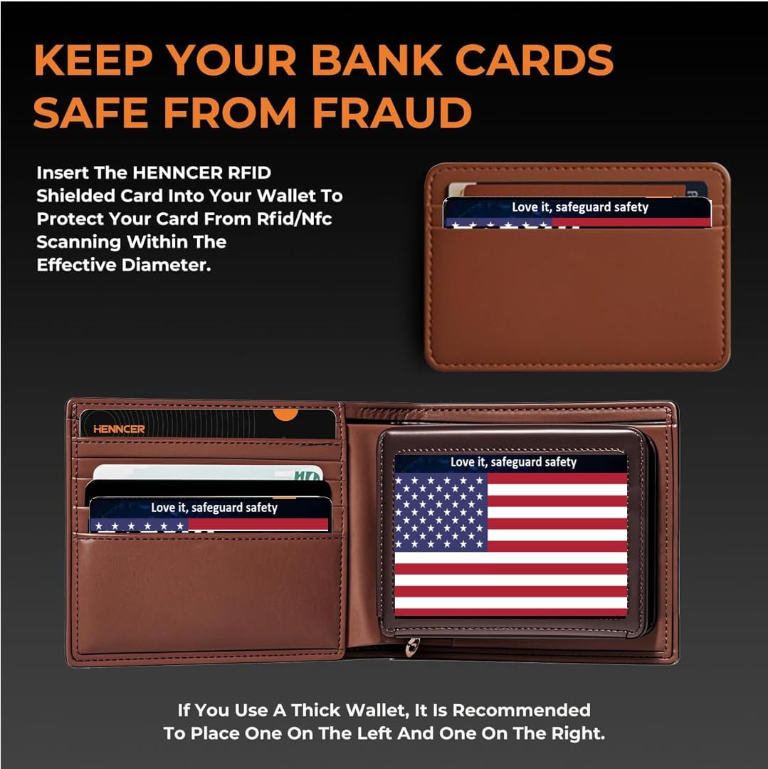 RFID Blocking Card, Credit Card Protector, 5-Pcs