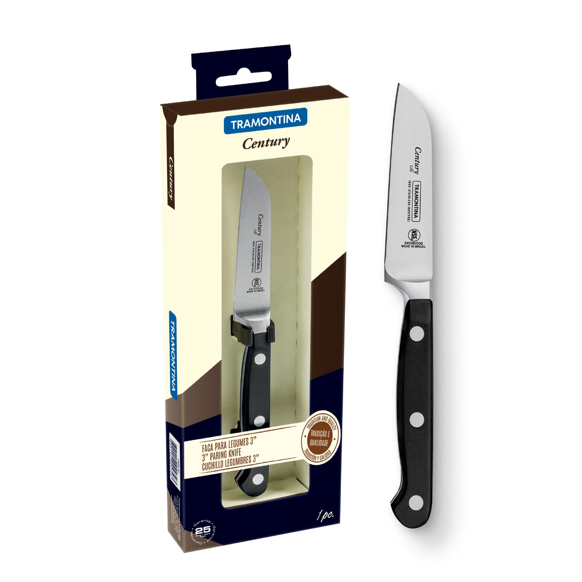 TRAMONTINA Filleting Knife - 25 Year Warranty -3