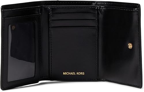 Vista 3 de Michael Kors Parker - Solapa mediana triple, Negro, talla única , Parker - Solapa mediana triple