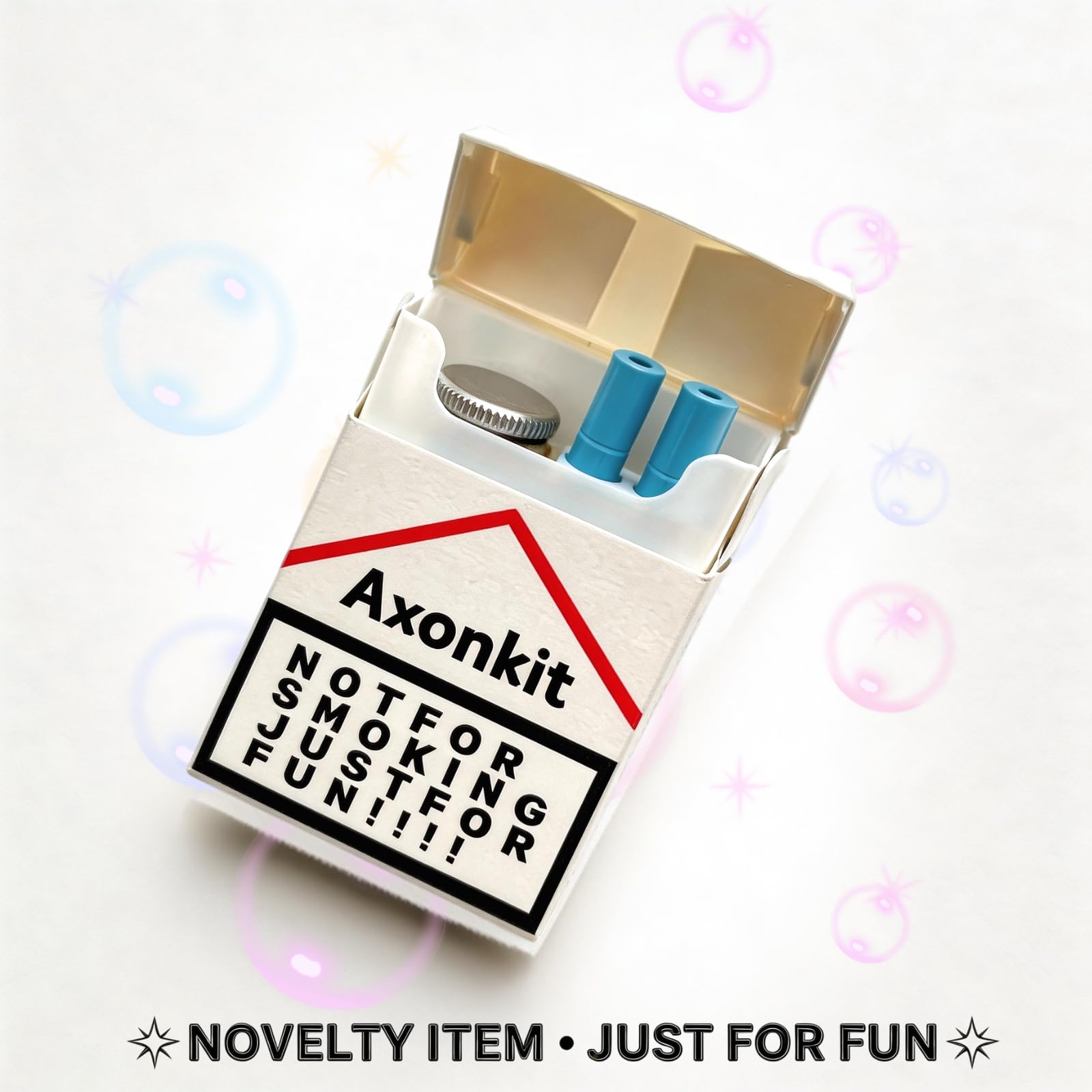 Axonkit Bubble Cigarette Stress Relief Gift Fake Cigarette Mini Bubble  Blower Bubble Sticks Relaxation Birthday Christmas Party Gift for Men  Women: Buy Online at Best Price in Egypt