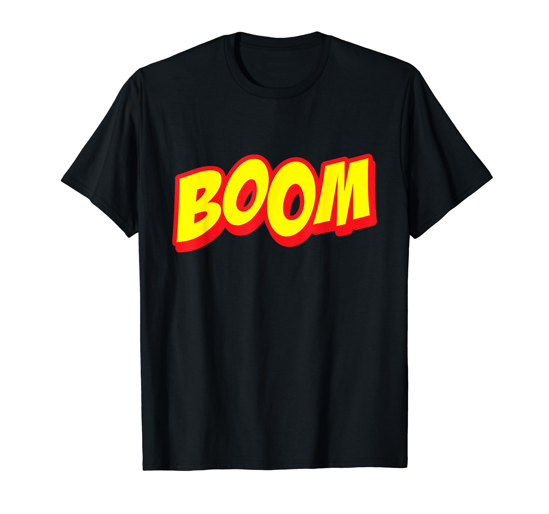Big Comic Book Type Boom Halloween Costume T-Shirt