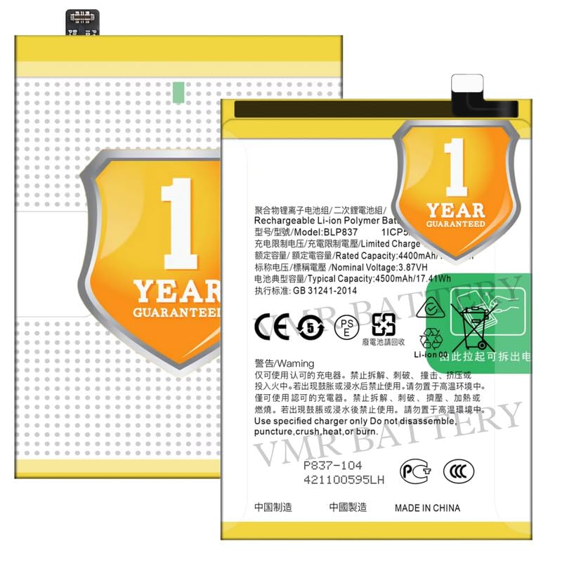 Image of Original BLP837 Battery Compatible for Realme 8 Pro (RMX3081) - (4500mAh) - 1 Year Warranty K7