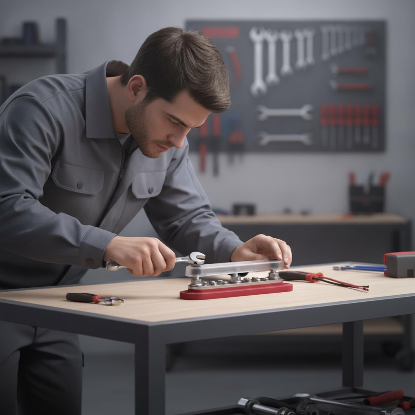 Colectora con Cubierta Ampliable | Protector, Bloque Terminales con Tornillos, para Botes, Rojo