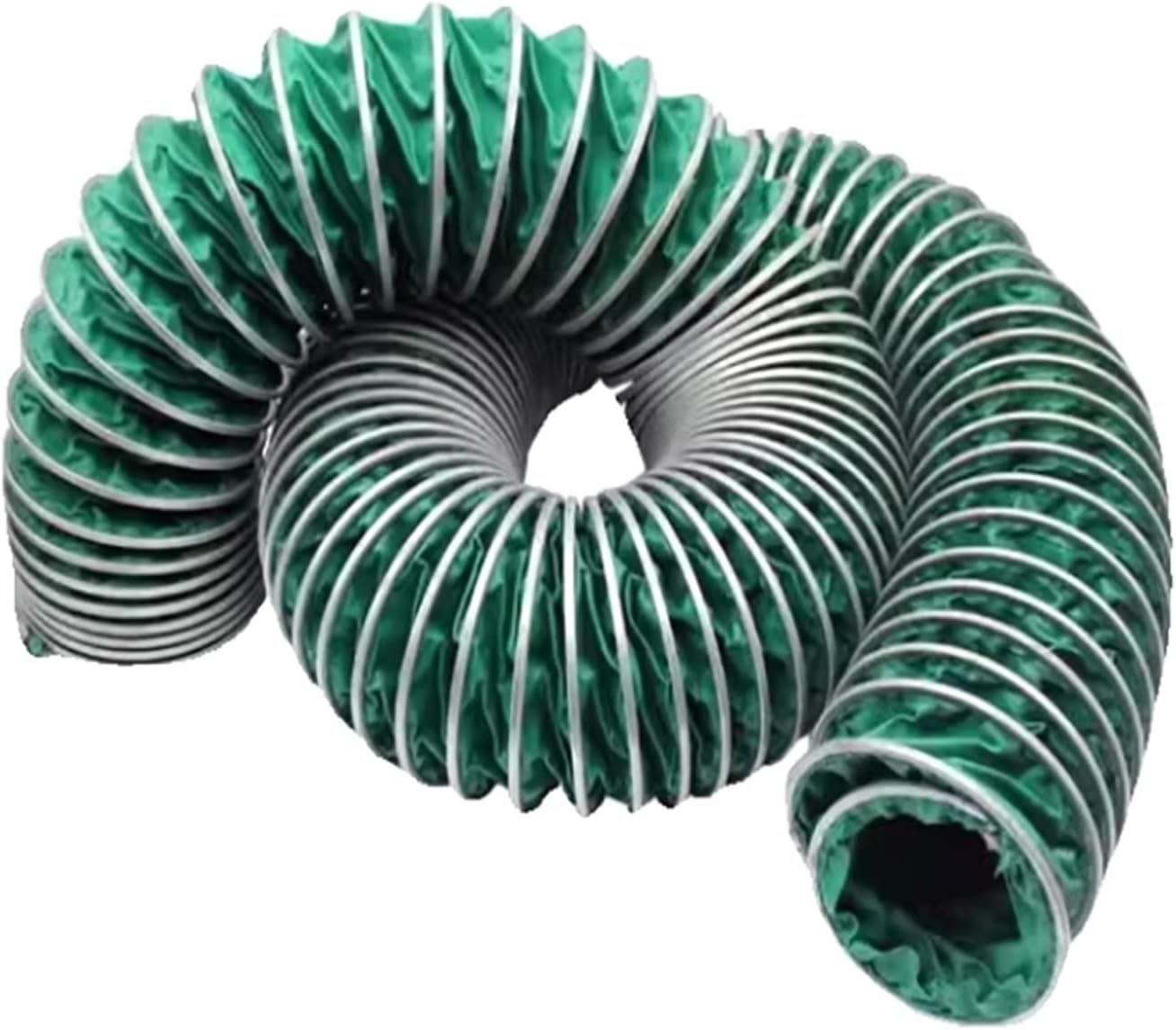 Industrial flexible ventilation ducting, flame retardant, exhaust hose for HVAC systems and dryer exhaust vents(6m,200mm)