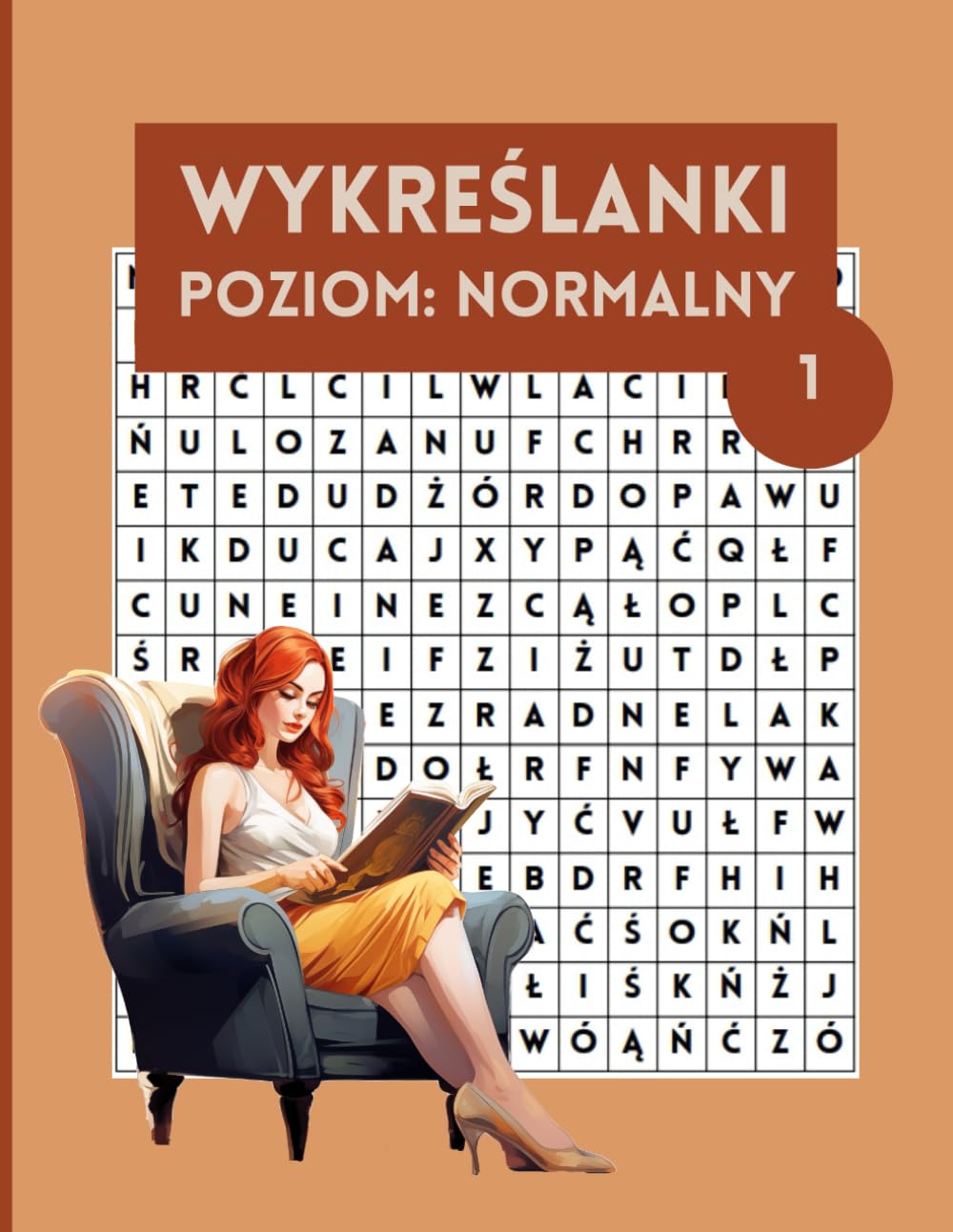 Wykreślanki Dla Dzieci I Dorosłych Poziom Normalny: Stymulujące mózg zagadki do rozwiązania z całą rodziną
