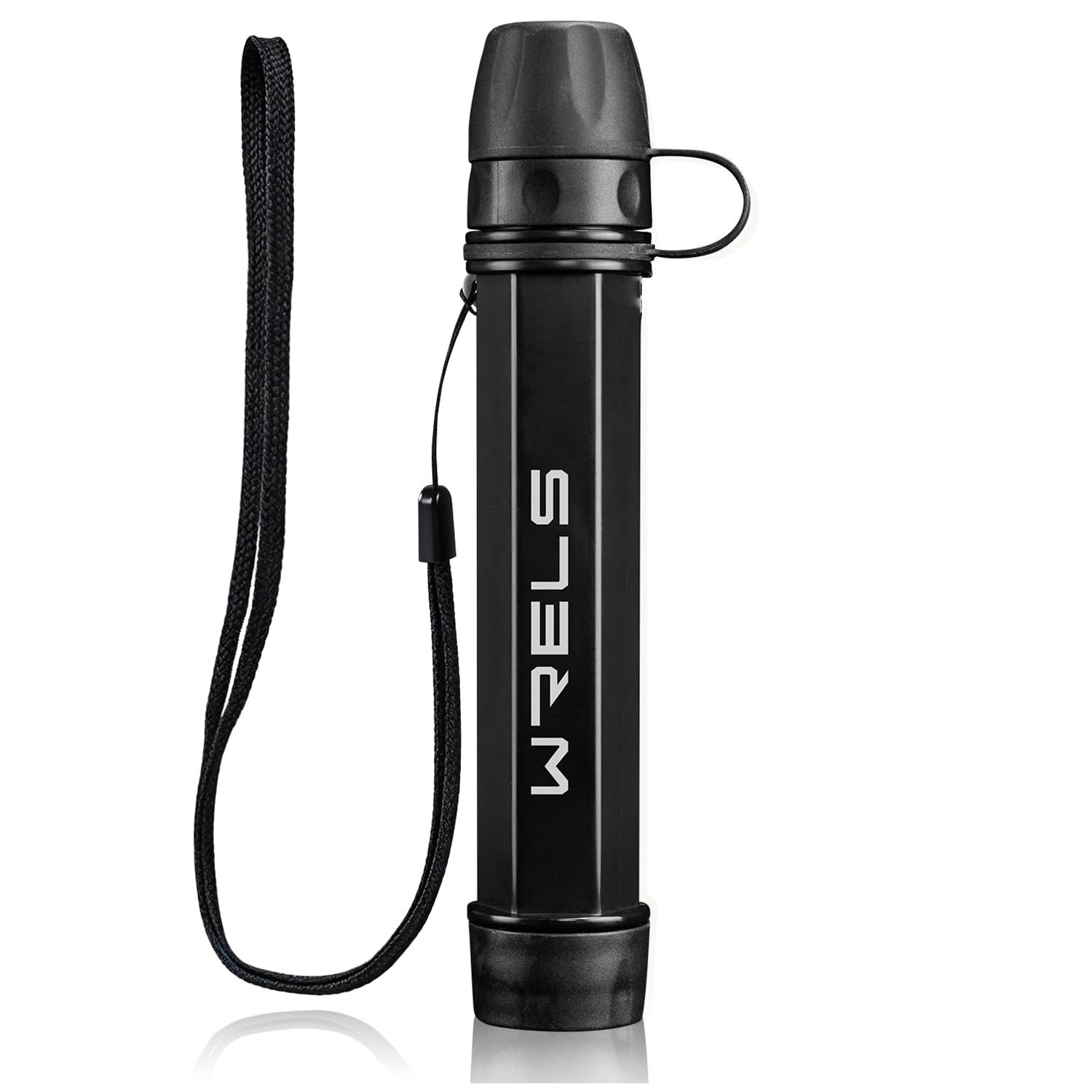 WRELS Water Filter Straw,NSF & SGS Certified Personal Portable Filter for Camping Hiking Survival,Outdoor Water Filter with Carabiner & Extension Tube – Emergency Water Filtration System