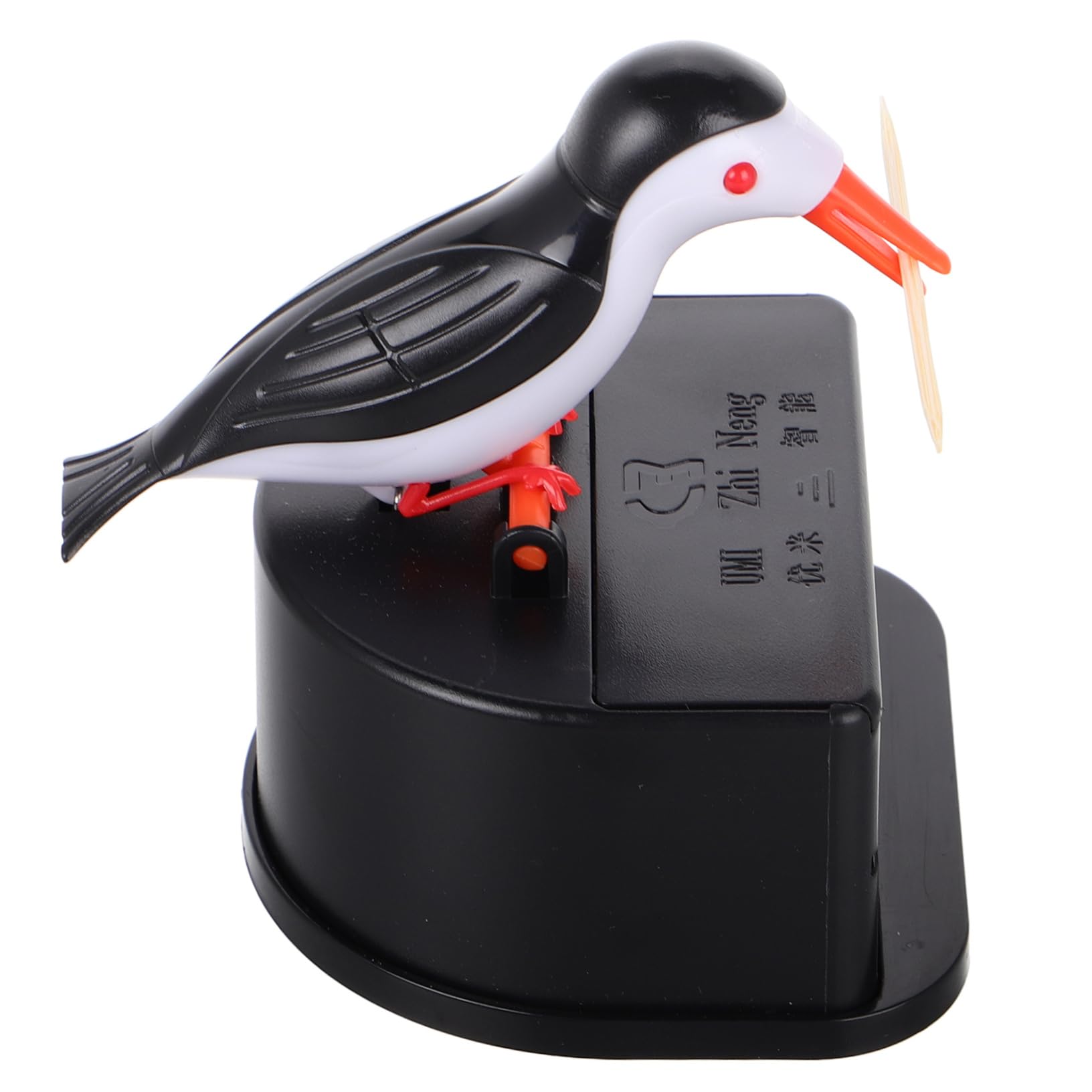 Unomor Toothpick Holder Bird Toothpick Dispenser Woodpecker Toothpick Dispenser Cotton Swab Dispenser Tooth Pick Holder Toothpicks Tooth Picks Medicine Kit Cute Kitchen Decor Black Wooden