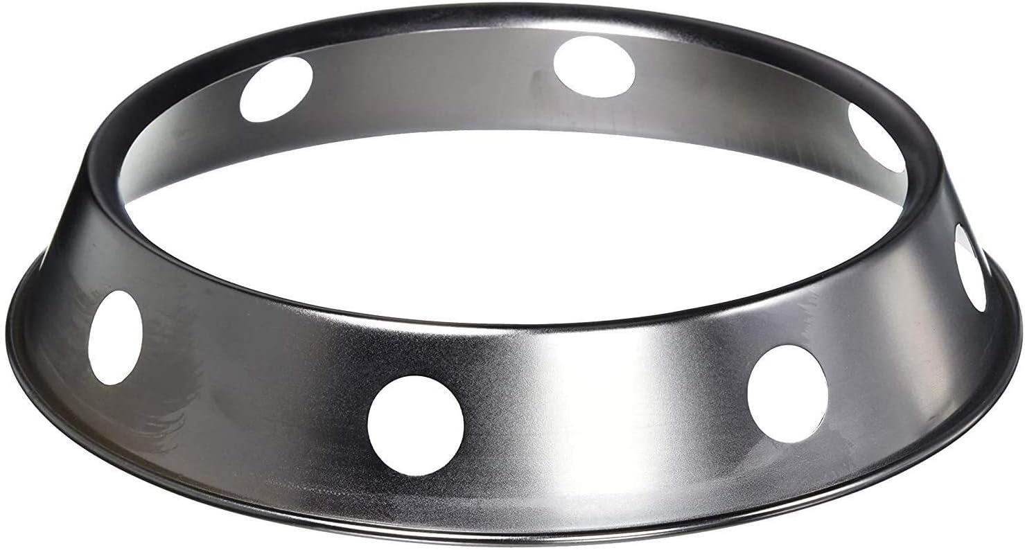 Universal Wok Support Rack Stand Wok Ring/Metallic Round Bottom Universal Size for Stove Fry Pans