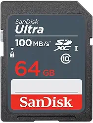 CARTAO DE MEMORIA PARA CAMERA SANDISK ULTRA 64GB SDSDUNR-064G-GN3IN