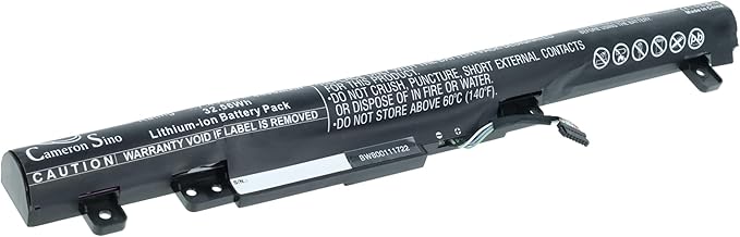 vhbw Li-Ion Batteria 4400mAh (7.4V) per Notebook Laptop Lenovo Flex 2 14, 14 20404, 14 inch, 15, 15 20405, 15 inch, 15-D 20377 sostituisce L13S4A61.