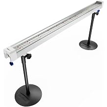RDJ Bouns Under Canopy LED Grow Light U120, 120W Full Spectrum with 660nm & IR, 0-10V Dimming IP65 Waterproof, 46 Inch for Indoor Hydroponic Plants, 16-24" Height Adjustable Under Canopy Light Stand