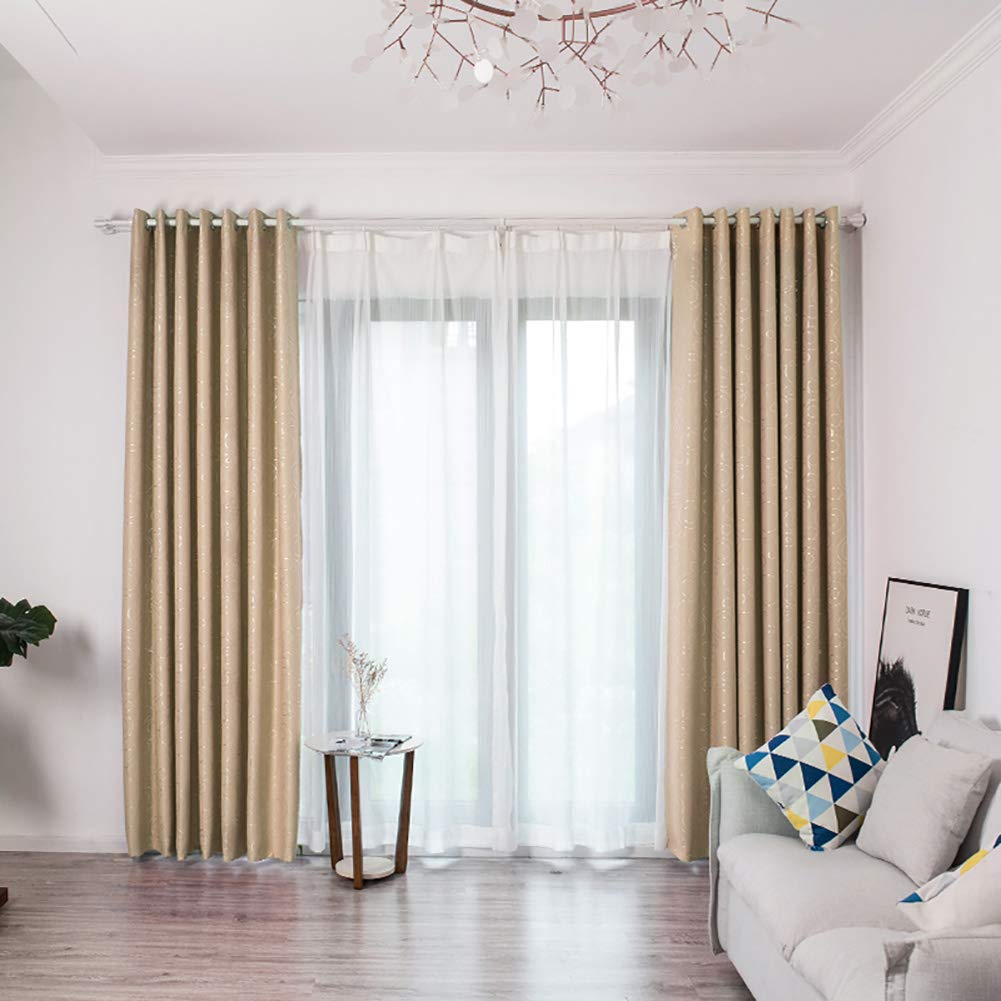 Tende Oscuranti BOYOUTH Con Effetto Legno E Occhielli, 2 Pannelli 100x270 Cm, Colore Rosso E Bianco