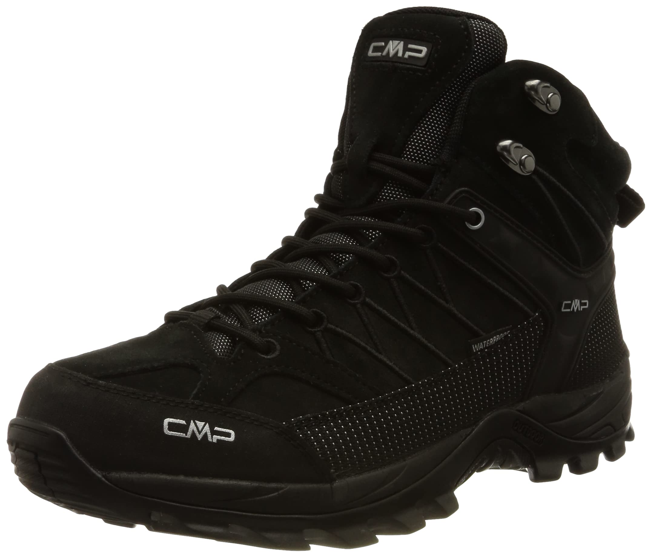 CMP Men's Trekking and Hiking Shoes, Black, 8