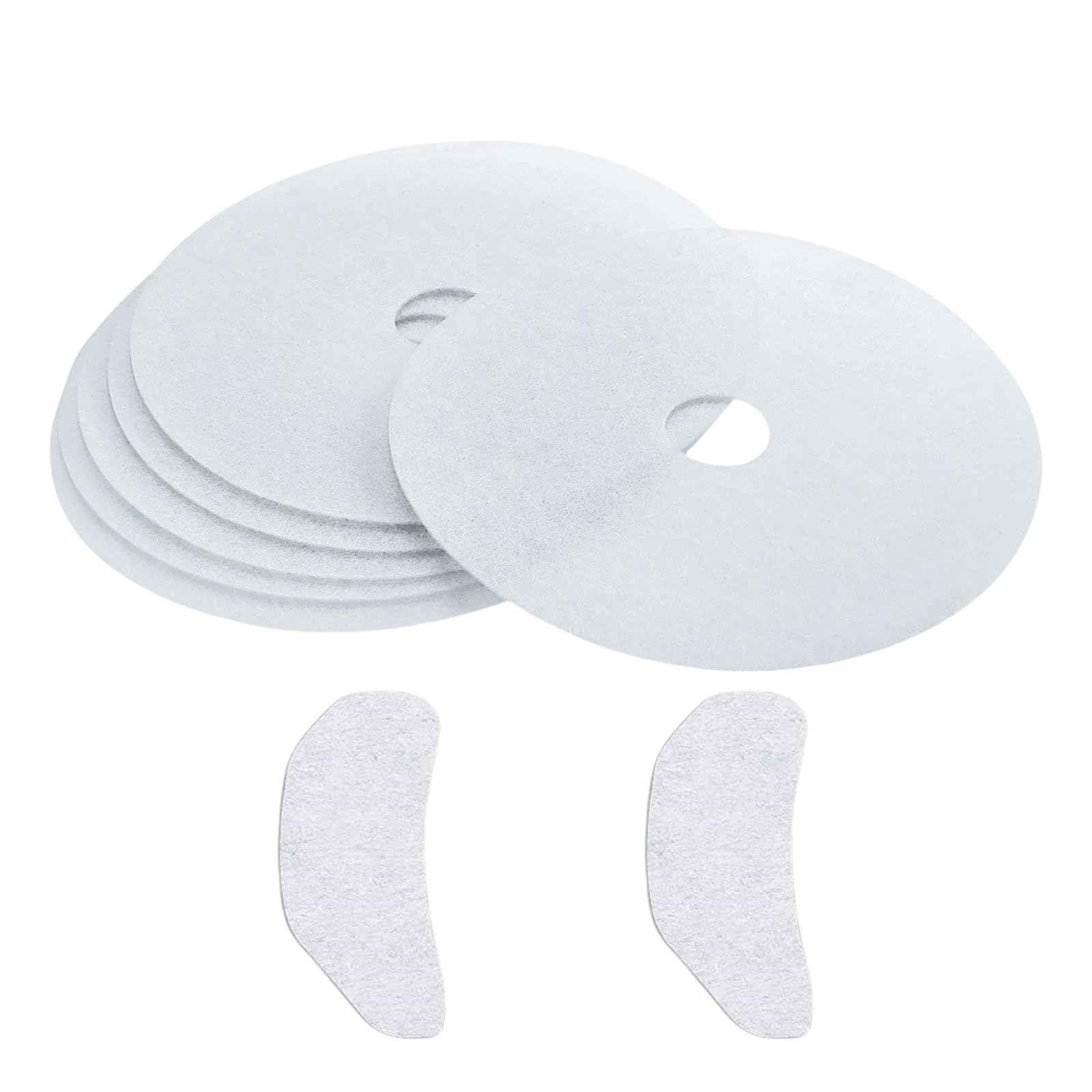 12PCS Tumble Dryer Filter, 10PCS Round Lint Filter 23.5cm and 2PCS Air Intake Filter, Dryer Lint Screen Replacement for BUS*H DHB7VTDW/TD3CNBW/DHB7VTDB