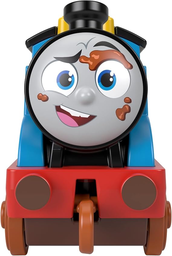 Thomas&Friends-Thomas ve Arkadaşları Küçük Tekli Trenler (Sür Bırak) Çamurlu Thomas HHN35