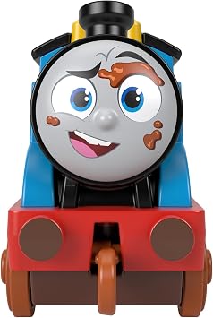 Thomas&Friends-Thomas ve Arkadaşları Küçük Tekli Trenler (Sür Bırak) Çamurlu Thomas HHN35