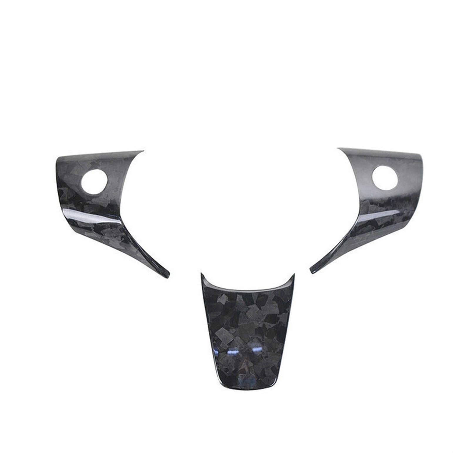 Adesivo coprivolante for auto Protezione in vera fibra di carbonio Accessori interni for decorazioni for bottoni, for Tesla, modello 3 Y Adesivo per consolle centrale