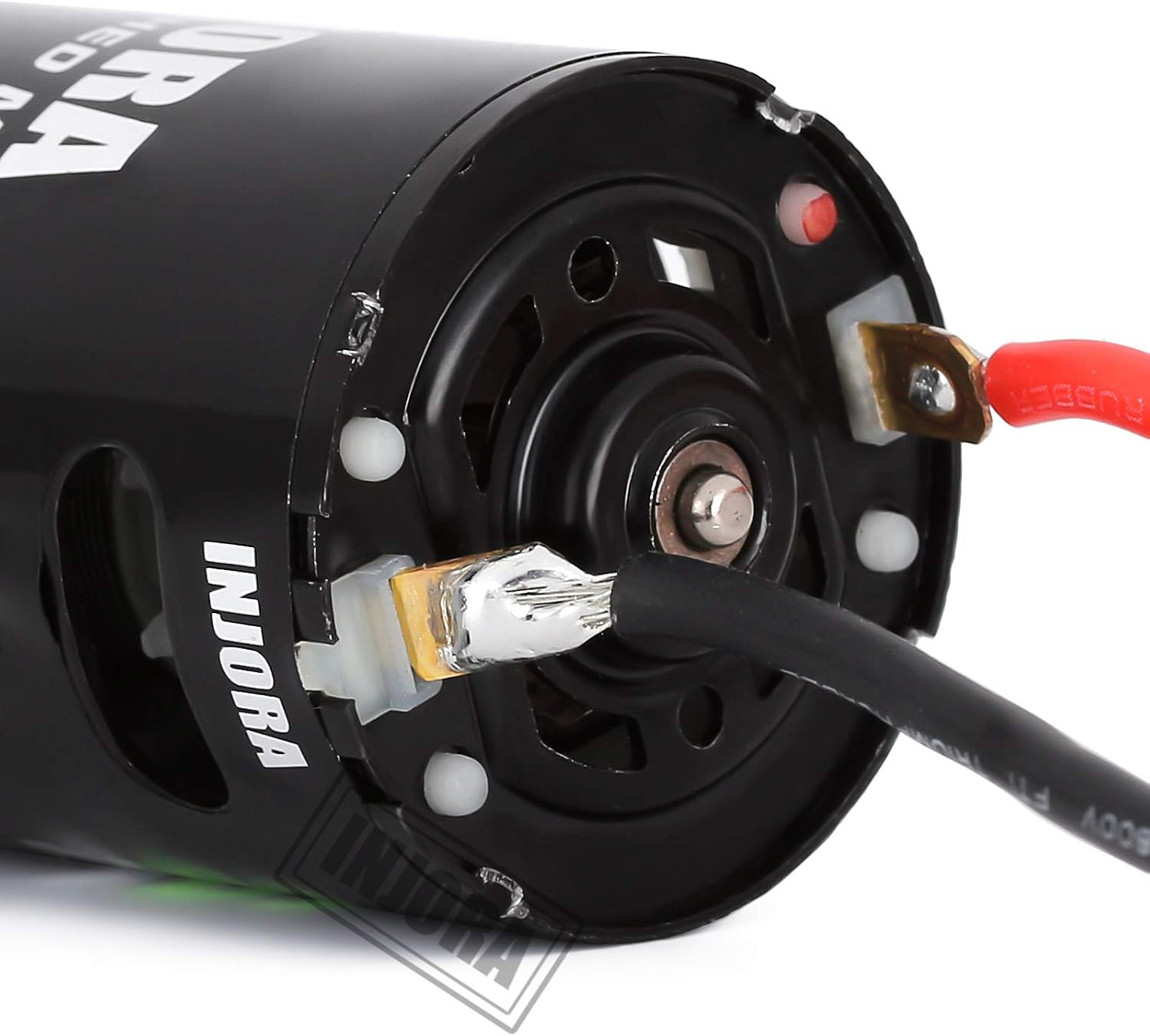 INJORA RC 540 Motor 20T 27T 35T 45T Brushed Motor for 1/10 RC Axial Tracks SCX10 AXI03007 90046 TRX4 RC Car Boat Parts（20T）