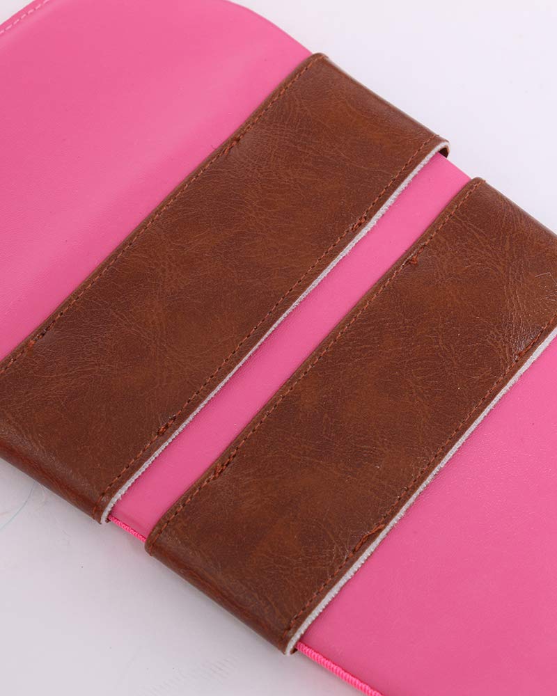 miccostumes Women's Superhero Cosplay Costume Pink White Bodysuit With Belt Set: X-Large