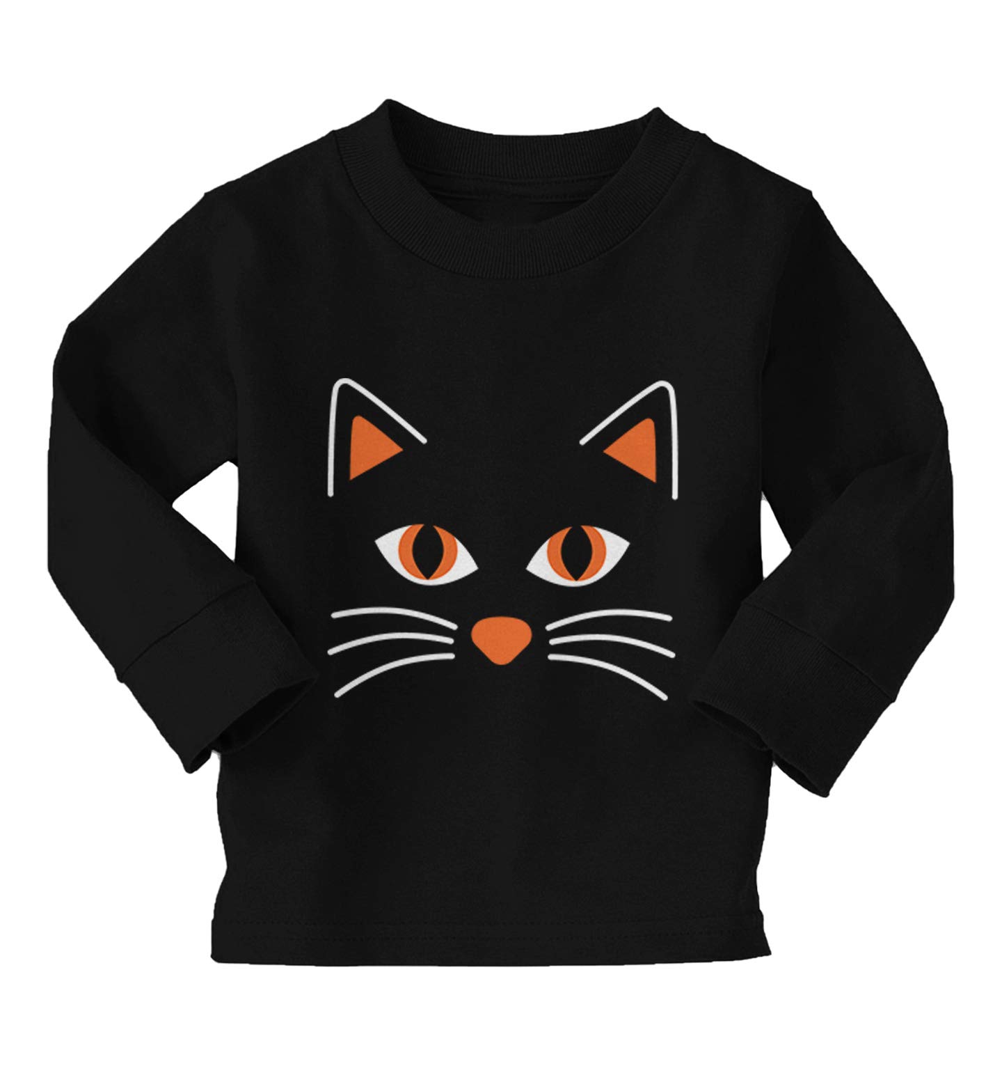 Cat Face - Kitten Whiskers Cute Infant/Toddler Cotton Jersey T-Shirt